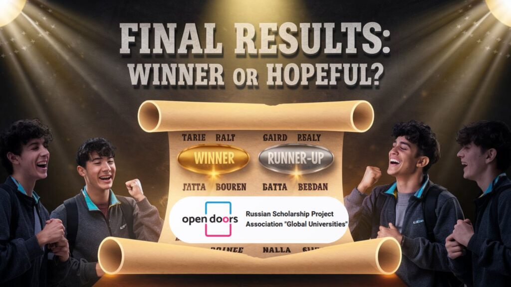 open doors winner, study in russia, education in russia, scholarships in russia