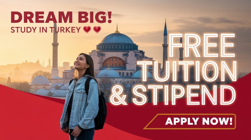 study in turkey, Türkiye Burslari 2025